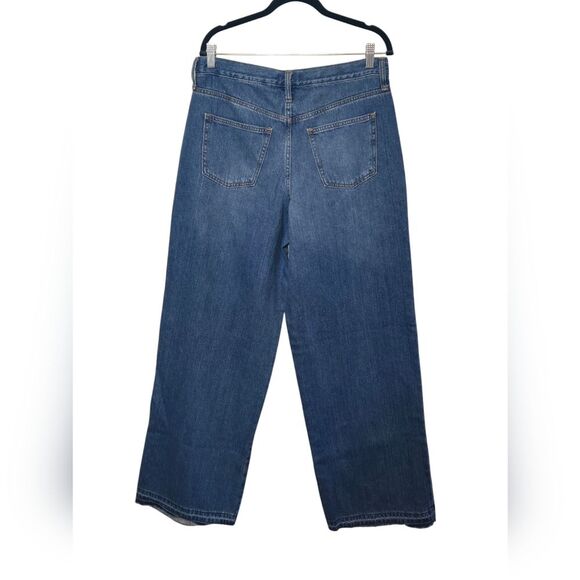 Universal Thread High-Rise Relaxed Wide-Leg Jeans Sz 10/30R Medium Blue … - Picture 2 of 6